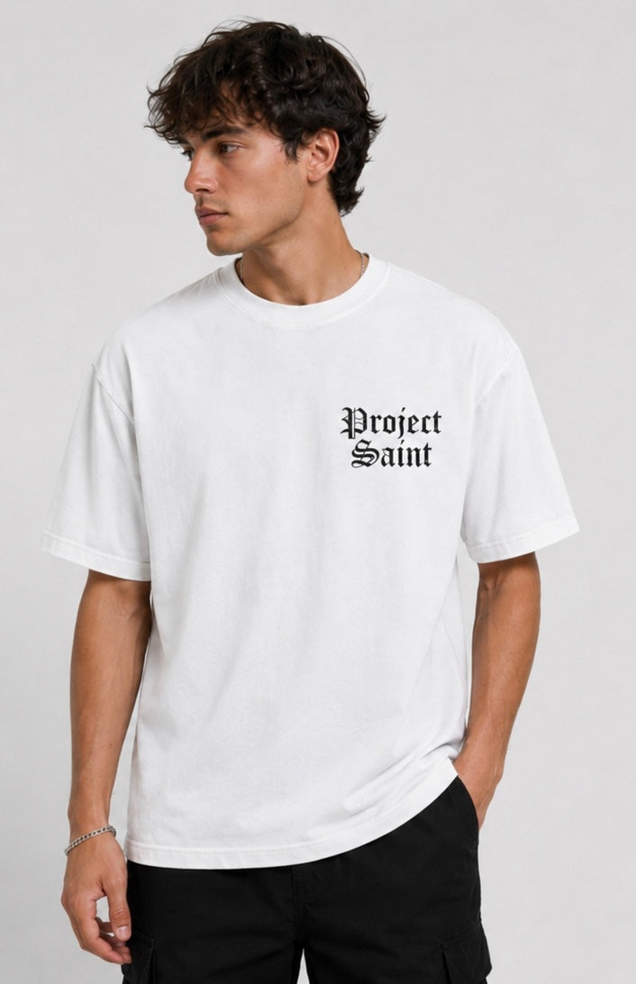 Project Saint Members Only Tee White