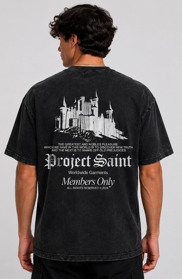 Project Saint Members Only Tee Black